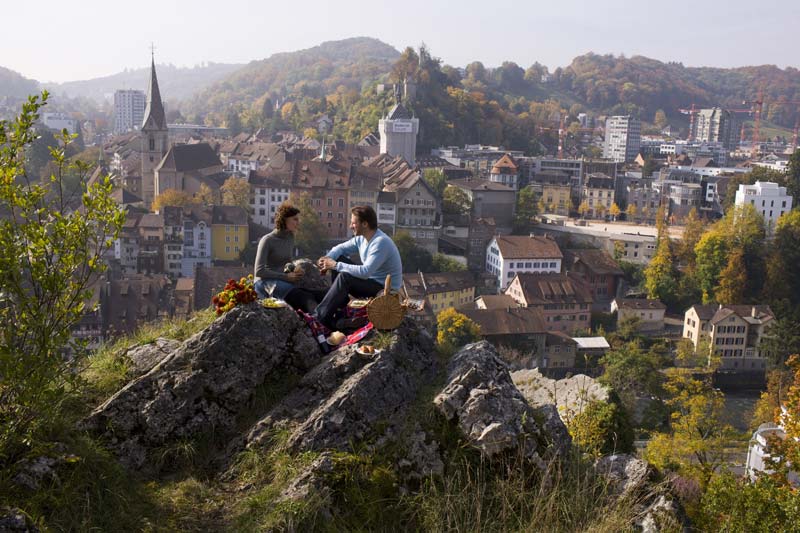 Sicht auf Stadt Baden Baden